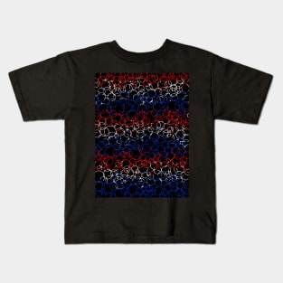 USA Circle Abstract For The Fourth Of July Kids T-Shirt